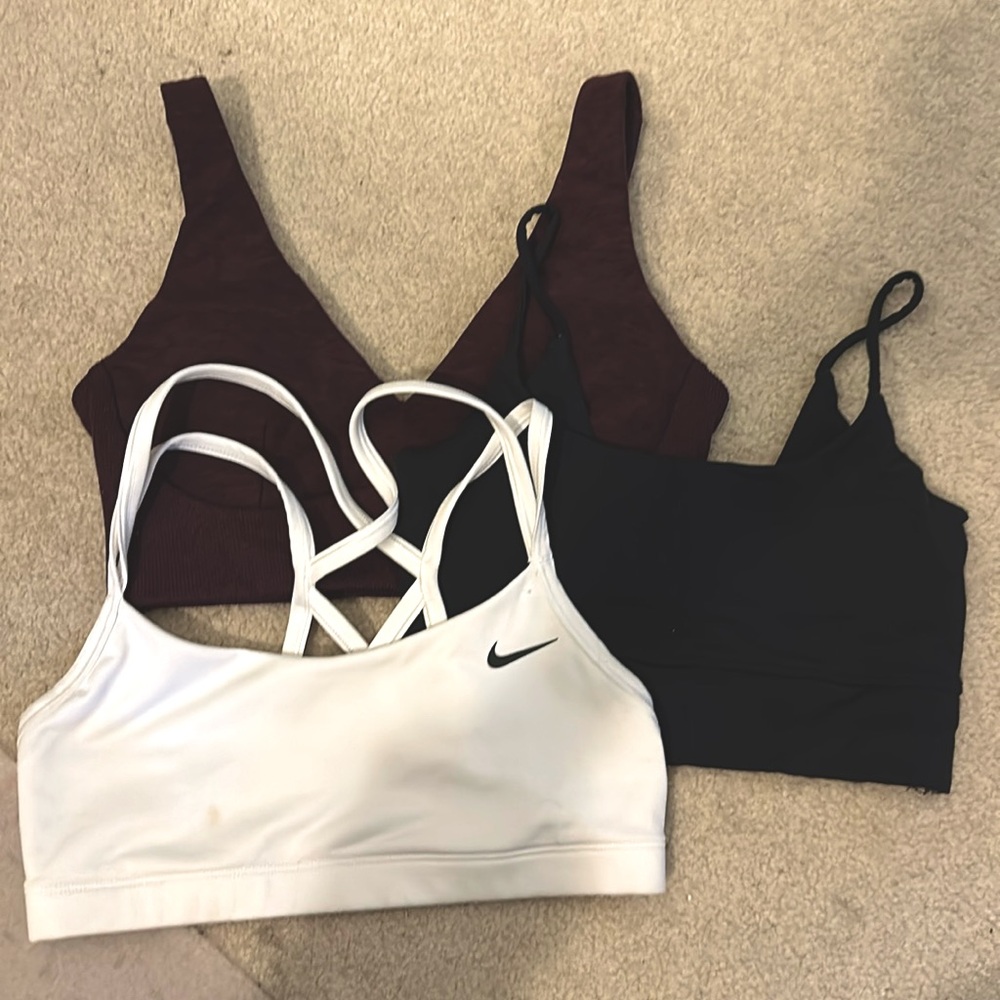 Bundle of 3 sports bras - Nike, VS, Free Spirit